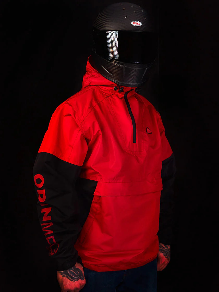 Odin AT3 Anorak Jacket - Red & Black