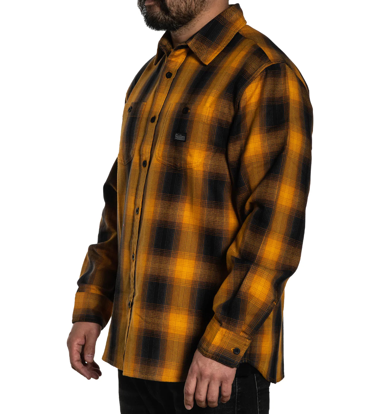 Sullen Bolt Flannel - Gold